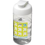 H2O Active® Bop 500 ml Sportflasche mit Klappdeckel Transparent weiß