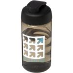H2O Active® Bop 500 ml flip lid sport bottle, charcoal Charcoal,black