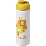 Baseline® Plus 750 ml Flasche mit Klappdeckel Weiß/gelb