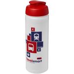 Baseline® Plus 750 ml Flasche mit Klappdeckel Transparent rot