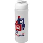 Baseline® Plus 750 ml flip lid sport bottle Transparent white