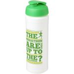 Baseline® Plus grip 750 ml flip lid sport bottle White/green
