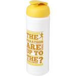 Baseline® Plus grip 750 ml flip lid sport bottle White/yellow