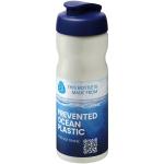 H2O Active® Eco POP Base 650 ml Sportflasche mit Klappdeckel Beige/blau