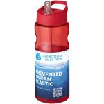 H2O Active® Eco Base 650 ml Sportflasche mit Ausgussdeckel Amerika rot