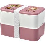 MIYO Renew double layer lunch box, Rosa, Elfenbeinweiß 