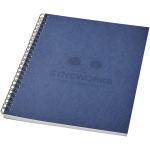 Desk-Mate® A5 colour spiral notebook Dark blue