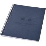 Desk-Mate® A5 colour spiral notebook Dark blue