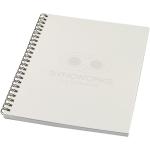 Desk-Mate® A5 farbiges Notizbuch mit Spiralbindung Elfenbeinfarbig