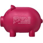 Oink recycled plastic piggy bank Pink