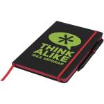 Noir Edge medium notebook Black/red