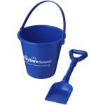 Tides recycled beach bucket and spade Aztec blue