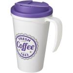 Americano® Grande 350 ml mug with spill-proof lid White/purple
