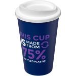 Americano® Eco 350 ml recycelter Becher Blau/weiß