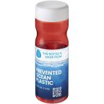 H2O Active® Eco Base 650 ml Sportflasche mit Drehdeckel Rot/weiß