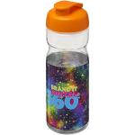 H2O Active® Base Tritan™ 650 ml flip lid sport bottle Transparent orange