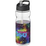 H2O Active® Base Tritan™ 650 ml spout lid sport bottle Transparent black