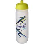 HydroFlex™ Clear 750 ml squeezy sport bottle Lime green