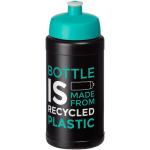 Baseline 500 ml recycled sport bottle Black/indyblue