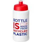 Baseline 500 ml recycled sport bottle White/red