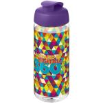 H2O Active® Octave Tritan™ 600 ml flip lid sport bottle Transparent lila