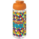 H2O Active® Octave Tritan™ 600 ml flip lid sport bottle Transparent orange