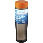 H2O Active® Eco Tempo 700 ml Wasserflasche mit Drehdeckel Antrazit/orange