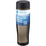H2O Active® Eco Tempo 700 ml Wasserflasche mit Drehdeckel, kohle Kohle,schwarz