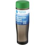 H2O Active® Eco Tempo 700 ml Wasserflasche mit Drehdeckel, grün Grün, schwarz