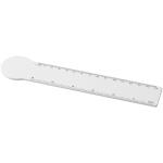 Tait 15 cm circle-shaped recycled plastic ruler White