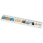 Refari 15 cm recycled plastic ruler White