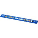 Refari 30 cm recycled plastic ruler Aztec blue