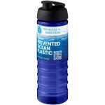 H2O Active® Eco Treble 750 ml flip lid sport bottle, blue Blue,black