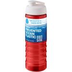 H2O Active® Eco Treble 750 ml flip lid sport bottle Red/white
