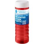 H2O Active® Eco Treble 750 ml screw cap water bottle Red/white
