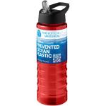 H2O Active® Eco Treble 750 ml Sportflasche mit Stülpdeckel Rot/schwarz