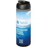 H2O Active® Eco Vibe 850 ml Sportflasche mit Klappdeckel, schwarz Schwarz,kohle