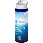 H2O Active® Eco Vibe 850 ml Sportflasche mit Ausgussdeckel Blau/weiß
