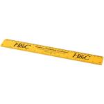 Renzo 30 cm plastic ruler Yellow