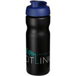Baseline® Plus 650 ml flip lid sport bottle Black/blue