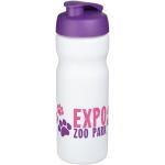 Baseline® Plus 650 ml flip lid sport bottle White/purple