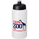 Baseline® Plus grip 500 ml sports lid sport bottle Transparent black