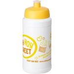 Baseline® Plus 500 ml Flasche mit Sportdeckel Weiß/gelb