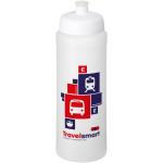 Baseline® Plus grip 750 ml sports lid sport bottle Transparent white