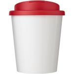 Brite-Americano® Espresso 250 ml Isolierbecher mit auslaufsicherem Schraubverschluss Weiß/rot
