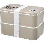 MIYO POP 700 + 700 ml doppelschichtige Lunchbox Sandstone