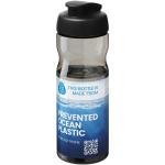 H2O Active® Eco Base 650 ml Sportflasche mit Klappdeckel, kohle Kohle,schwarz