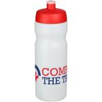 Baseline® Plus 650 ml bottle with sports lid Transparent red