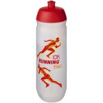 HydroFlex™ 750 ml squeezy sport bottle Transparent red