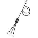 SCX.design C17 easy to use light-up cable Black/white
